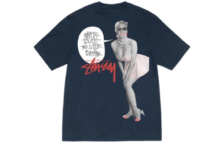 Stüssy Stussy SS23 Summer Cartoon Graphic Print Vintage Unisex T-Shirt. 1904935