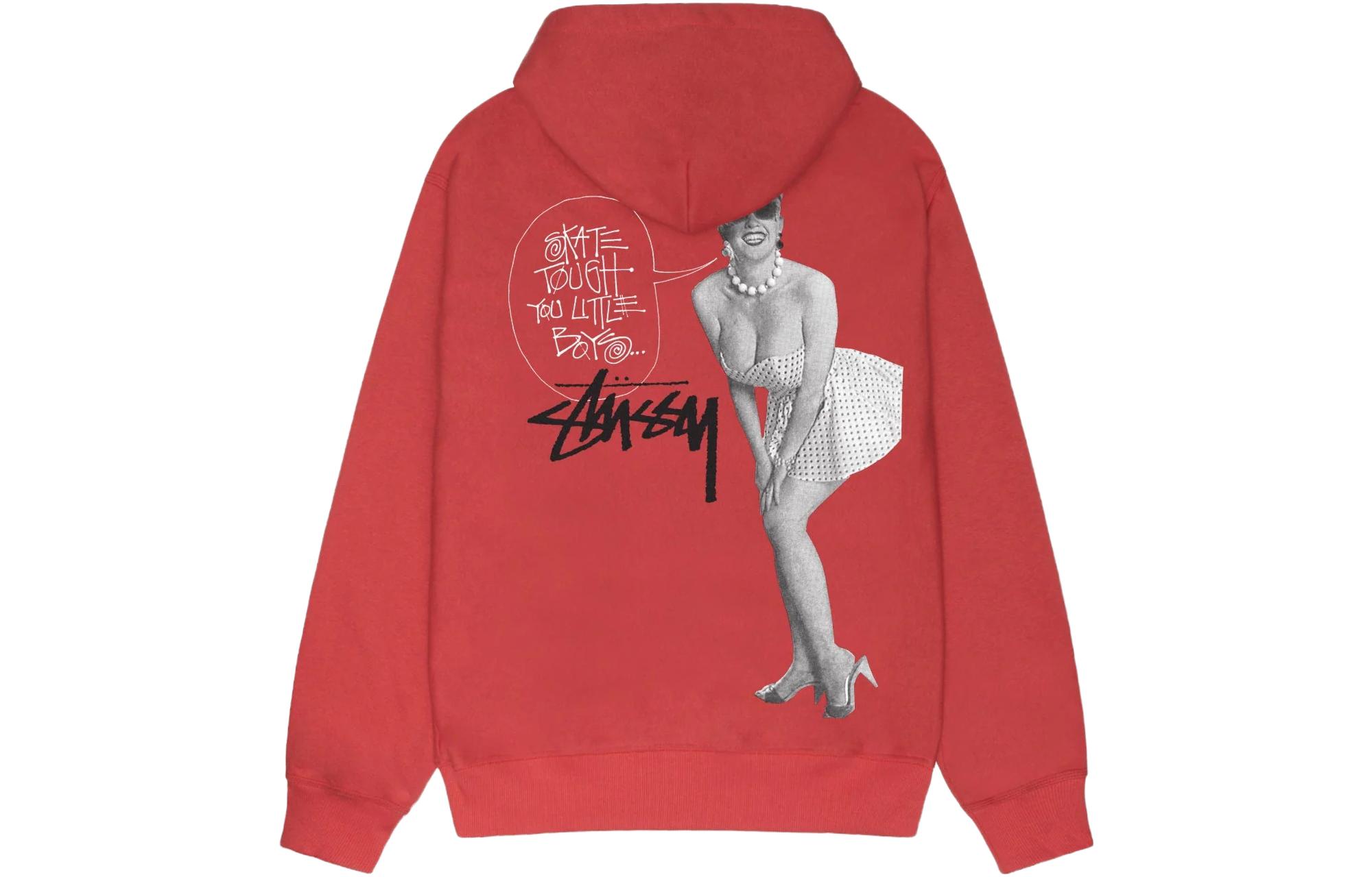 Stüssy Stussy SS23 Summer Hoodie Cartoon Print Drawstring Vintage Unisex Pullover. 1924935