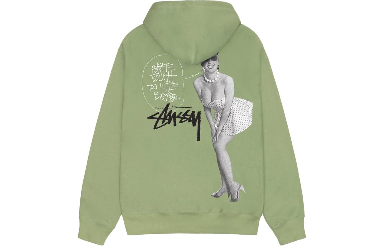 Stüssy Stussy SS23 Summer Hoodie Comic Print Zip-Up Unisex. 1974935 圖 4