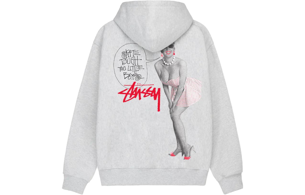 Stüssy Stussy SS23 Summer Hoodie Comic Print Zip-Up Unisex. 1974935 圖 6