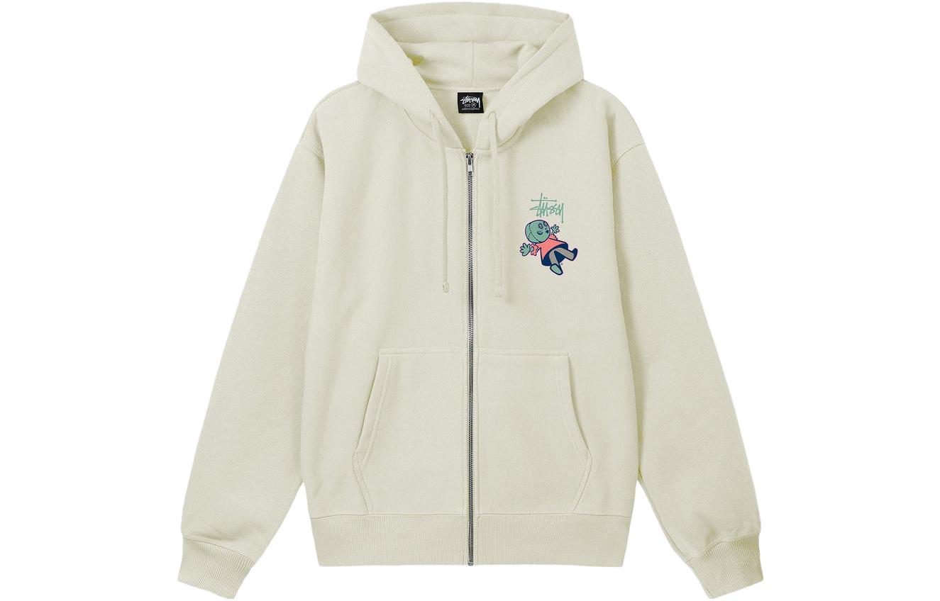 Stüssy Stussy SS23 Summer Hoodie with Doll Print, Zipper Drawstring, Unisex Vintage Style. 1974912 圖 5