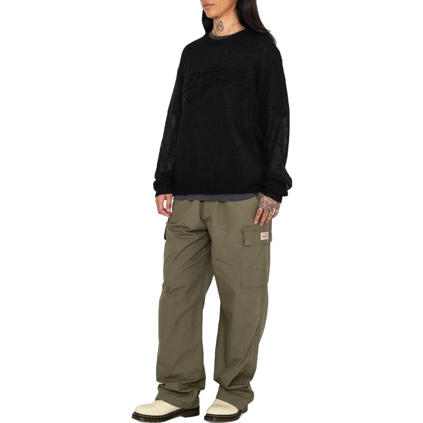 Stüssy Stussy SS23 Summer Logo Knit Loose-Fit Retro Sweater Unisex Style. 117180 圖 11