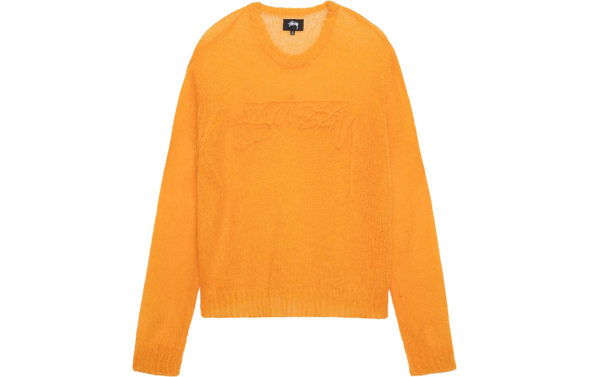 Stüssy Stussy SS23 Summer Logo Knit Loose-Fit Retro Sweater Unisex Style. 117180 圖 17