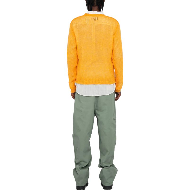 Stüssy Stussy SS23 Summer Logo Knit Loose-Fit Retro Sweater Unisex Style. 117180 圖 20