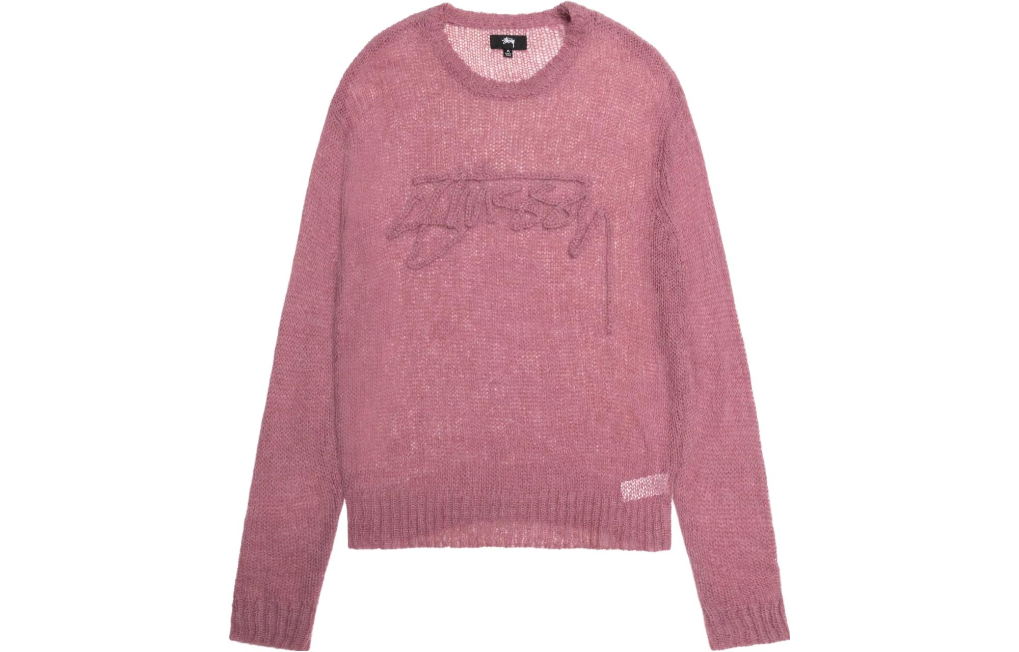 Stüssy Stussy SS23 Summer Logo Knit Loose-Fit Retro Sweater Unisex Style. 117180 圖 2