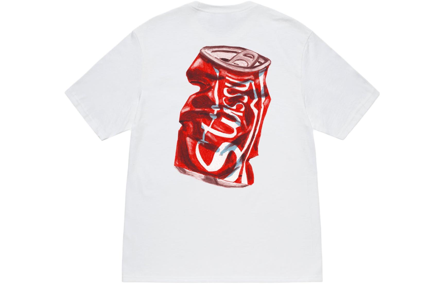 Order ステューシー SS23 サマー ロゴ Tシャツ ソーダ缶グラフィック ユニセックス レトロスタイル 1904936