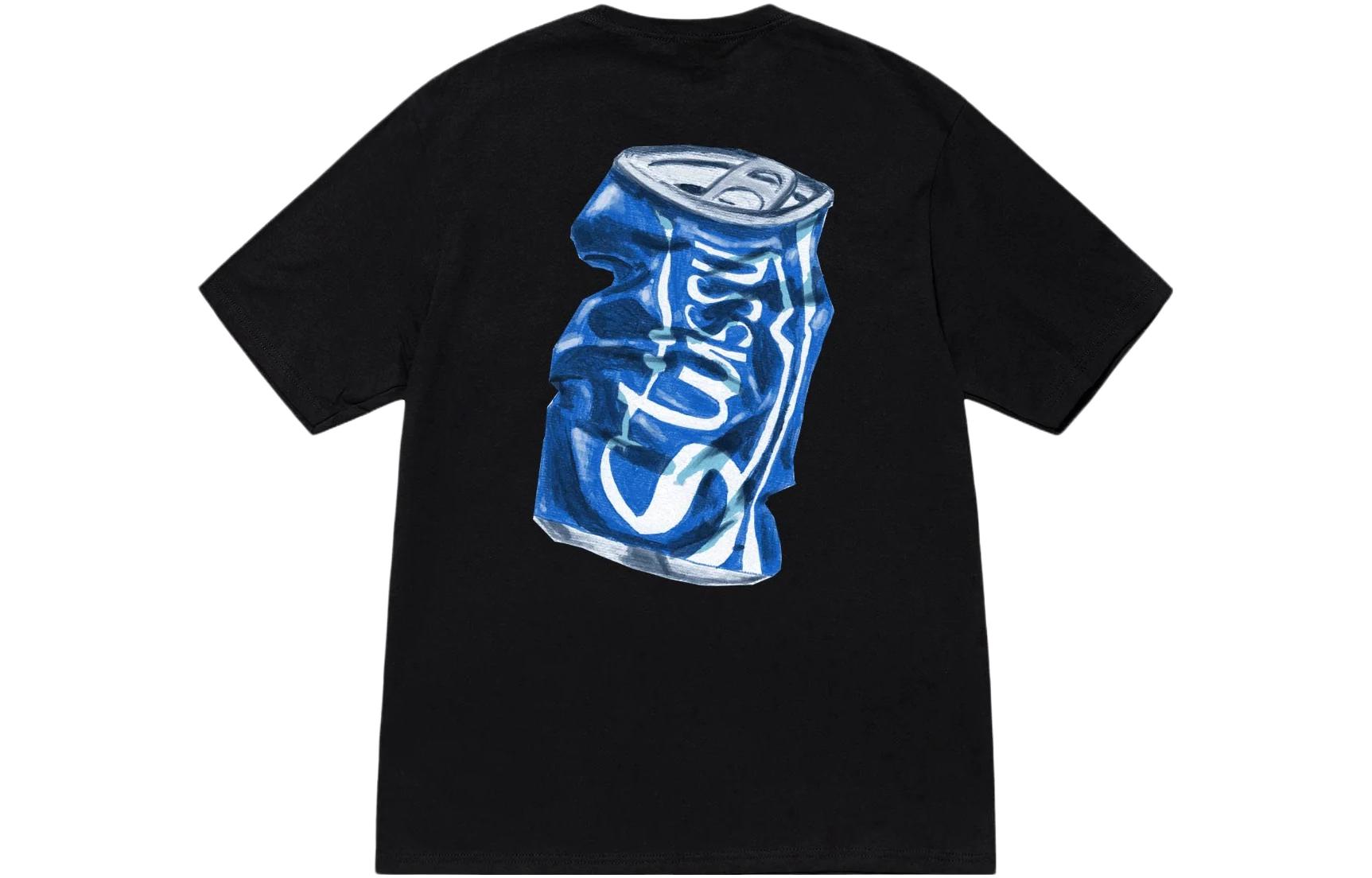 Shop ステューシー SS23 サマー ロゴ Tシャツ ソーダ缶グラフィック ユニセックス レトロスタイル 1904936