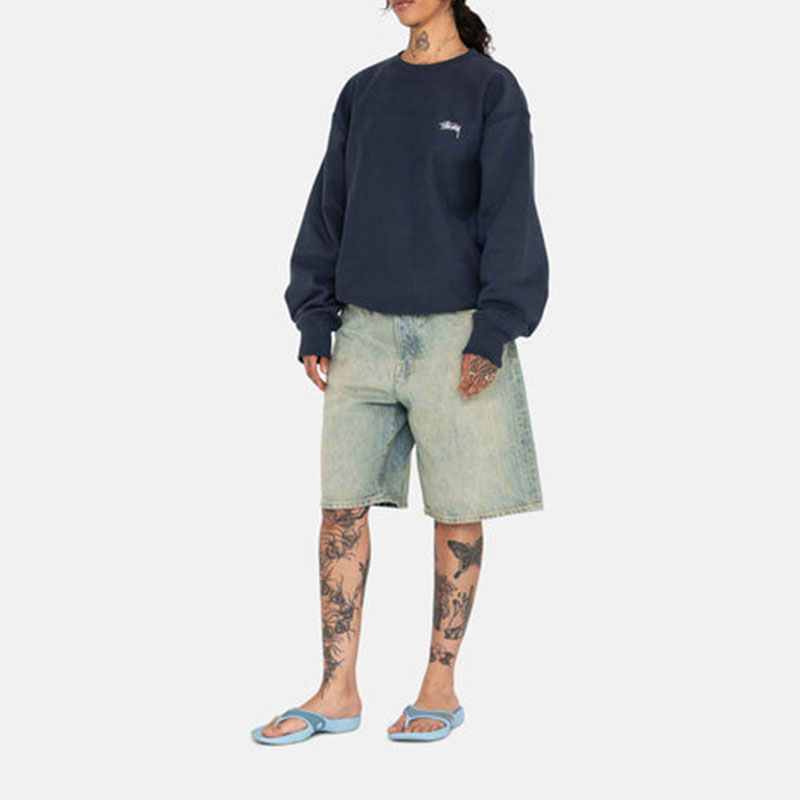Stüssy Stussy SS23 Summer Oversized Faded Vintage Crewneck Sweatshirt Unisex Style. 118480 圖 26