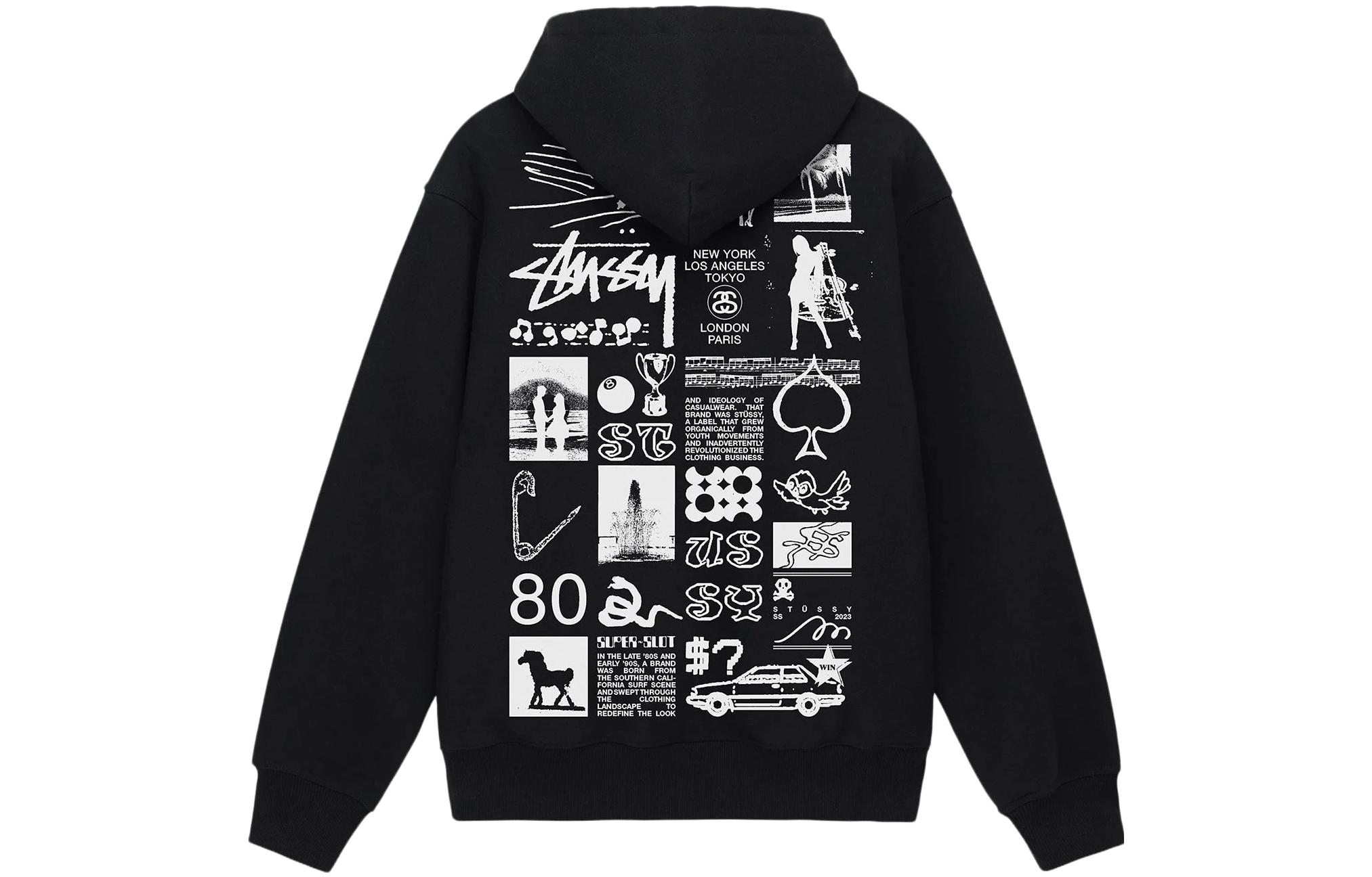 Stüssy Stussy SS23 Summer Vintage Graphic Print Pullover Hoodie男女款 1974903