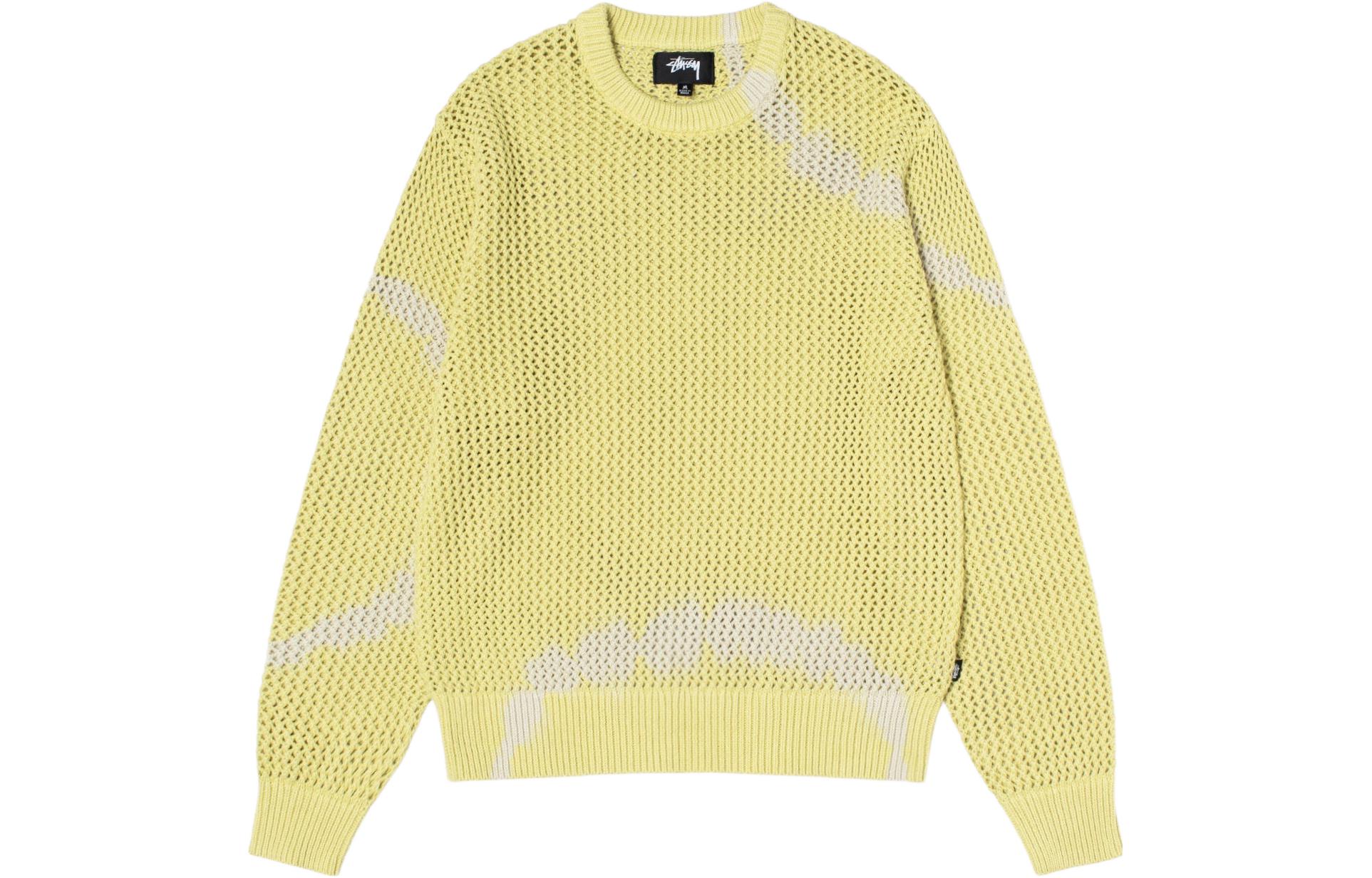 Stüssy Stussy SS23 Summer Vintage Loose Knit Dyed Sweatshirt Unisex. 117105