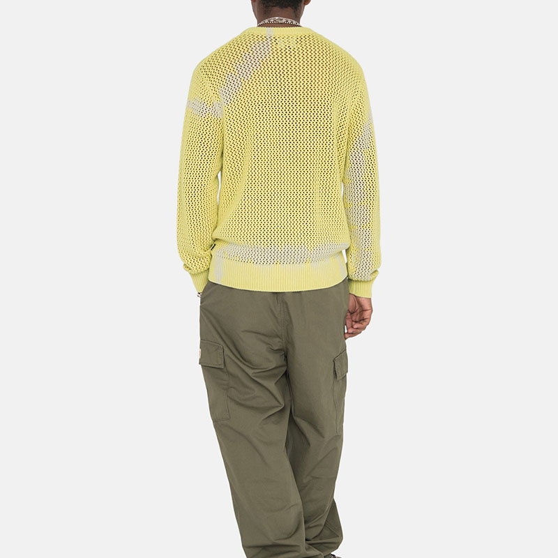 Stüssy Stussy SS23 Summer Vintage Loose Knit Dyed Sweatshirt Unisex. 117105 圖 13