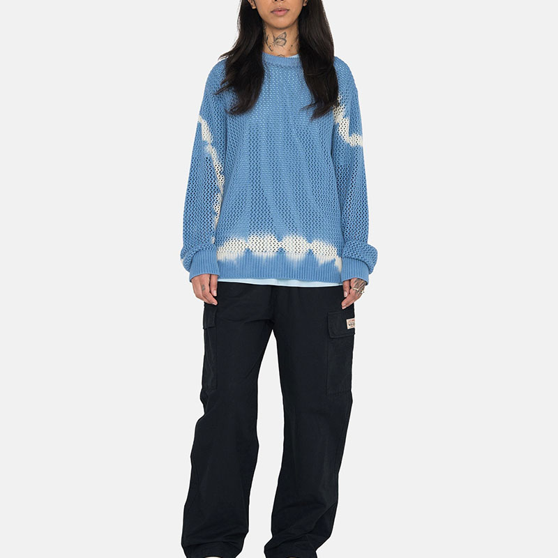 Stüssy Stussy SS23 Summer Vintage Loose Knit Dyed Sweatshirt Unisex. 117105 圖 7