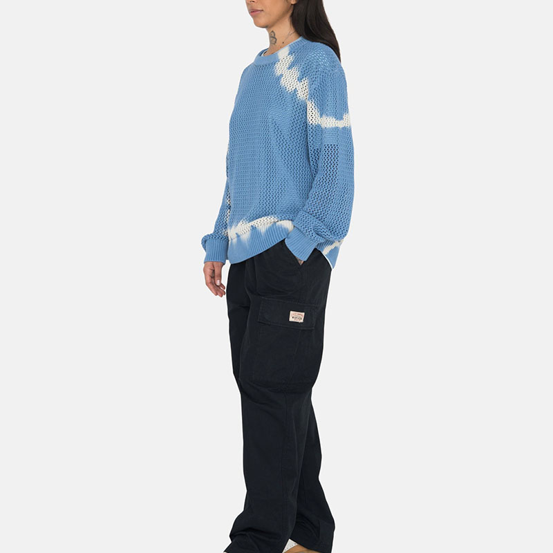 Stüssy Stussy SS23 Summer Vintage Loose Knit Dyed Sweatshirt Unisex. 117105 圖 9