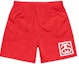 Buy Stüssy Stussy SS23 夏季防水復古運動短褲 男女款 紅色. 113159