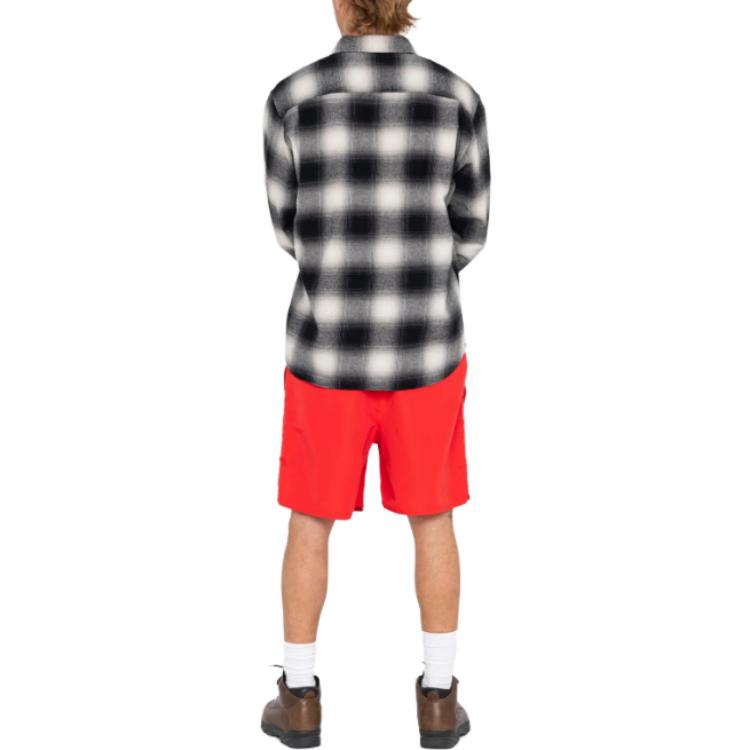 Details for Stüssy Stussy SS23 夏季防水復古運動短褲 男女款 紅色. 113159