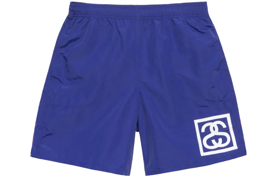 Sizing Stüssy Stussy SS23 夏季防水復古運動短褲 男女款 紅色. 113159