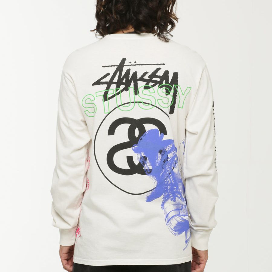 Stüssy Stussy SS23 Test Strike Pigment Dyed Retro Loose Fit Long Sleeve Tee Unisex. 1994915 圖 14