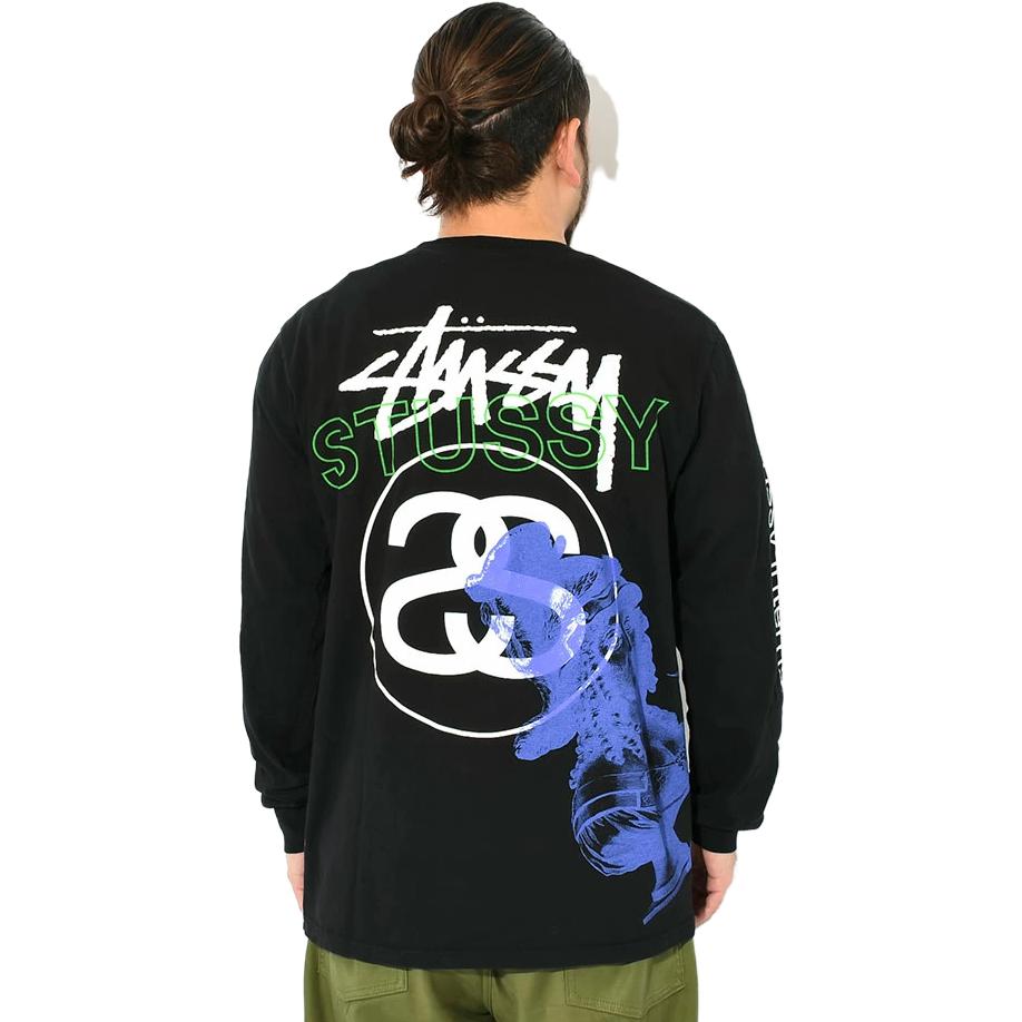 Stüssy Stussy SS23 Test Strike Pigment Dyed Retro Loose Fit Long Sleeve Tee Unisex. 1994915 圖 9