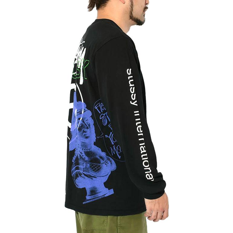 Stüssy Stussy SS23 Test Strike Pigment Dyed Retro Loose Fit Long Sleeve Tee Unisex. 1994915 圖 10
