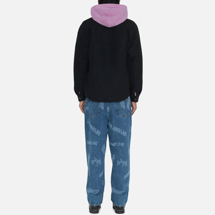 Stüssy Stussy SS23 Unisex Vintage Loose-Fit Long Sleeve Shirt with Chest Pocket. 1110272 圖 11