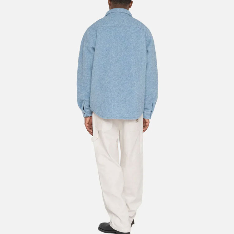 Stüssy Stussy SS23 Unisex Vintage Loose-Fit Long Sleeve Shirt with Chest Pocket. 1110272 圖 17