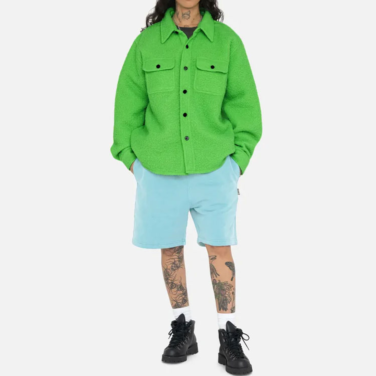 Stüssy Stussy SS23 Unisex Vintage Loose-Fit Long Sleeve Shirt with Chest Pocket. 1110272 圖 5