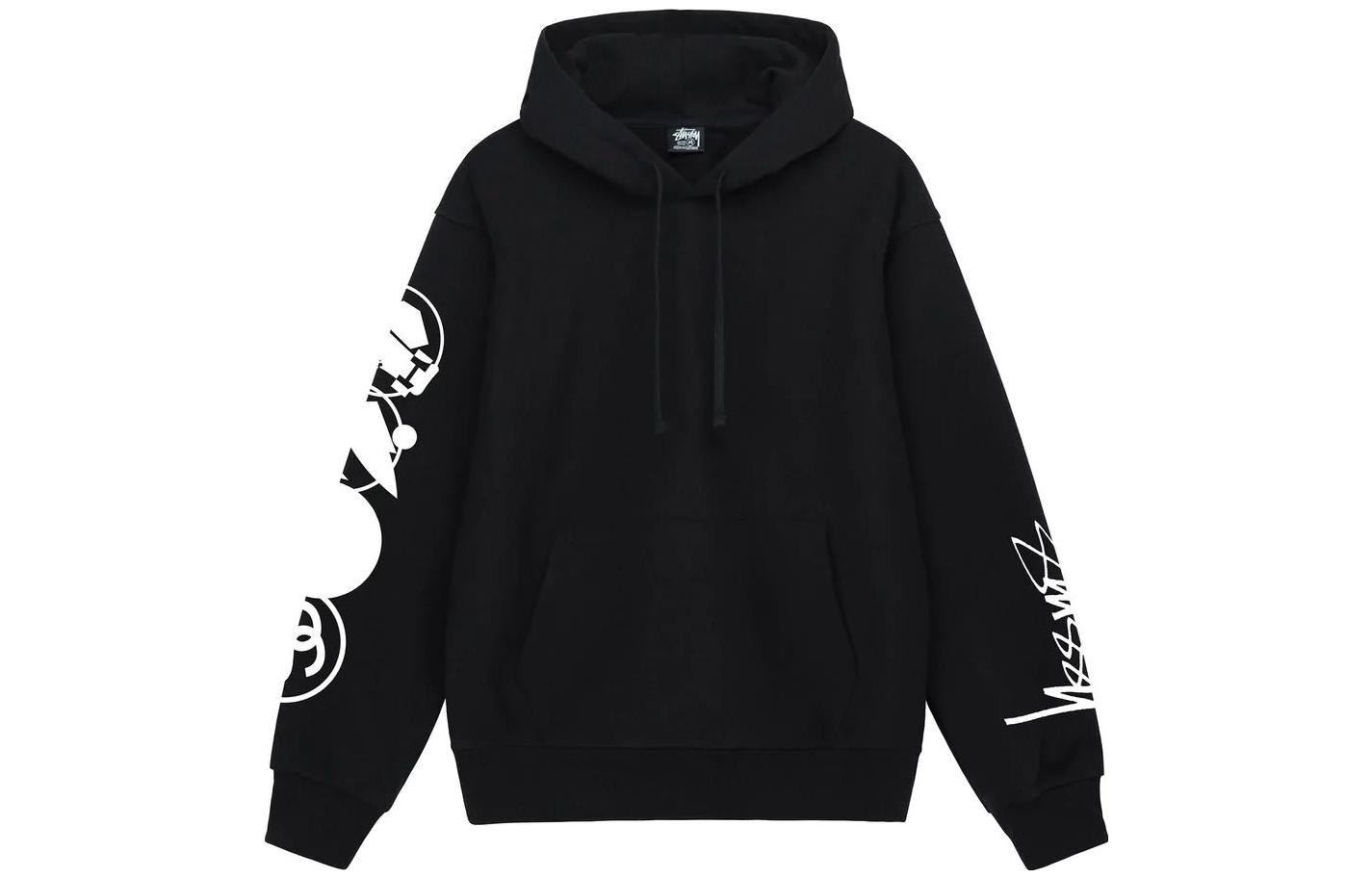 Stüssy Stussy SS23 Vintage Logo Print Drawstring Hoodie Unisex Streetwear. 1924888 圖 2