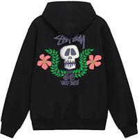 Stüssy Stussy SS23 Vintage Skull Floral Zip-Up Hoodie Unisex Summer Collection. 1974904 Stüssy Stussy SS23 Vintage Skull Floral Zip-Up Hoodie Unisex Summer Collection. 1974904