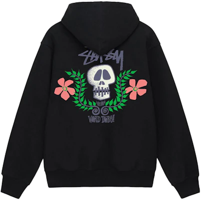 Stüssy SS23 复古骷髅花卉拉链连帽衫 男女夏季系列. 1974904 Buy Stüssy SS23 复古骷髅花卉拉链连帽衫 男女夏季系列. 1974904