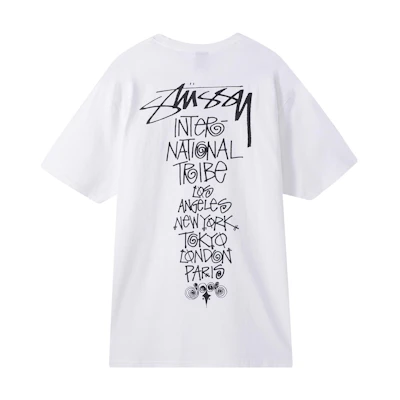 Stüssy Stussy SS23 World Tour City Graphic Print Unisex Vintage Crewneck T-Shirt. 1904984