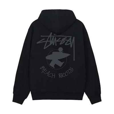 Stüssy Stussy SS24 Beach Roots Zip Hoodie Retro Fleece Unisex Pullover. 1975072