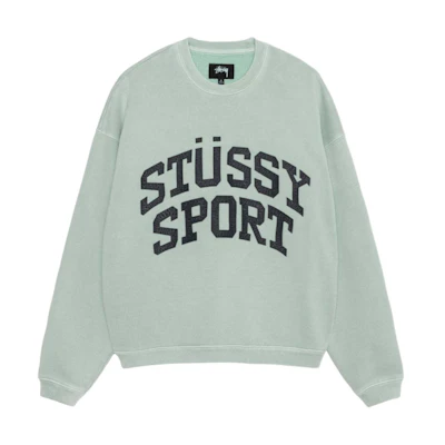 Stüssy Stussy SS24 Big Crackle Logo Embroidered Oversized Retro Crewneck Sweatshirt Unisex 118537