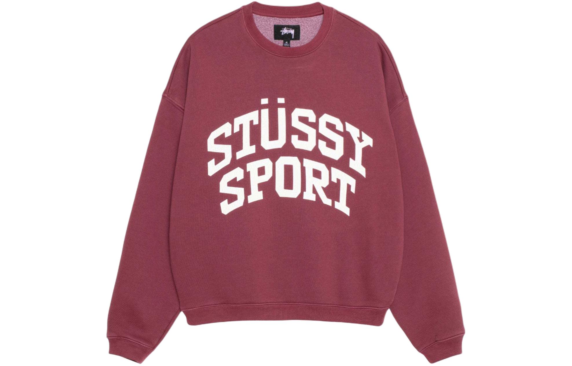 Stüssy Stussy SS24 Big Crackle Logo Embroidered Oversized Retro Crewneck Sweatshirt Unisex 118537 圖 2