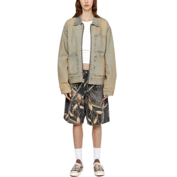 Shop Stüssy Stussy SS24 BIG OL 5-Pocket Elastic Waist Relaxed Retro Shorts Black Unisex SUSSP0112323M