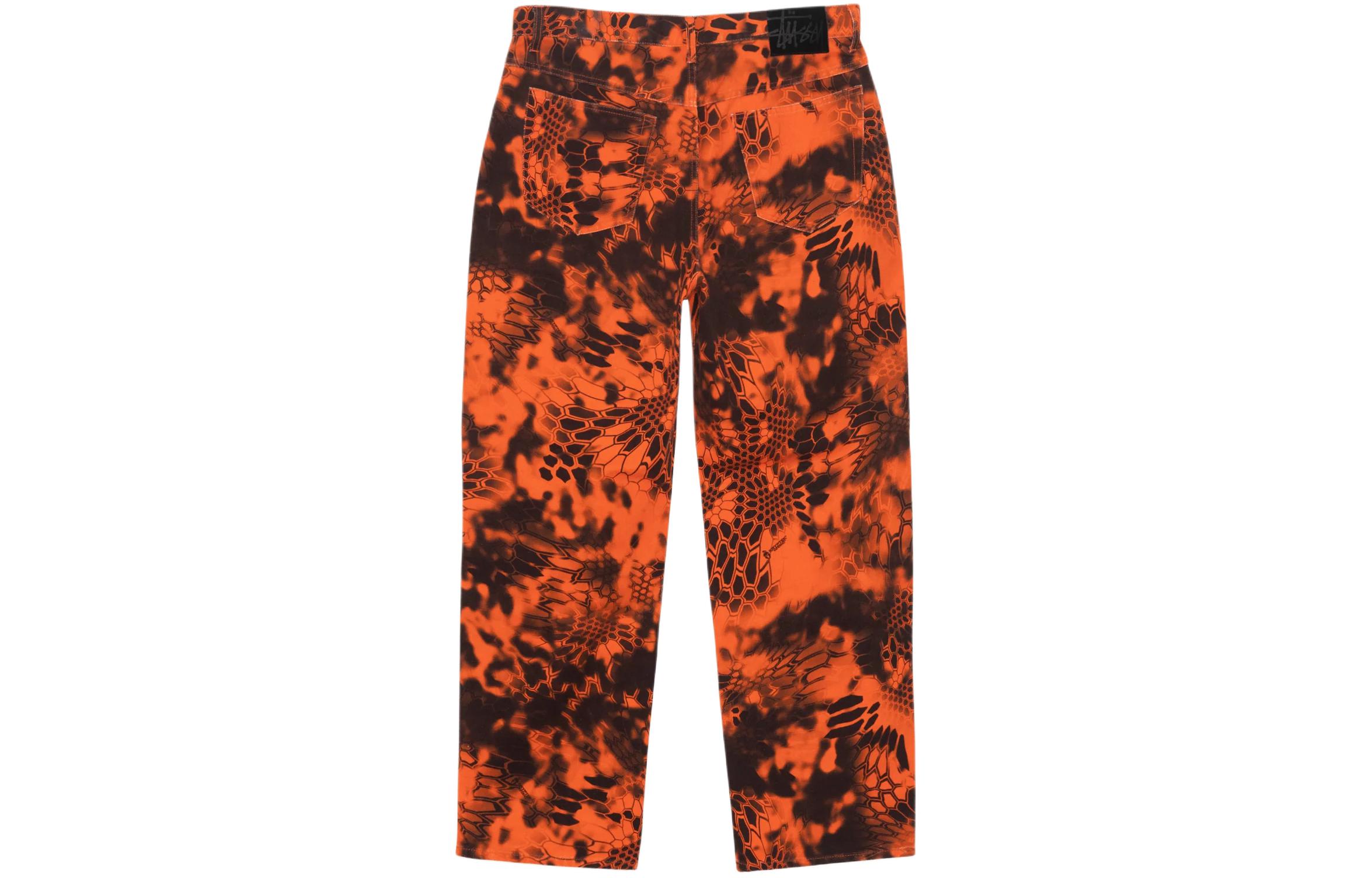 Stüssy Stussy SS24 Big Ol' Jean Stonewashed Leather Suede Patch Retro Pants Unisex 116651 圖 21