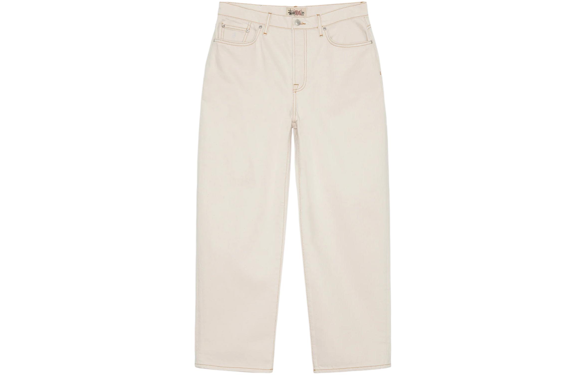 Stüssy Stussy SS24 Big Ol' Jean Stonewashed Leather Suede Patch Retro Pants Unisex 116651 圖 22