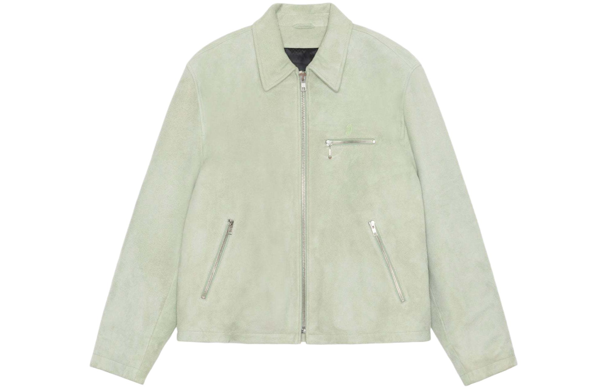 Stüssy Stussy SS24 Bing Suede Jacquard Logo Embroidered Retro Jacket Unisex. 115754 圖 2