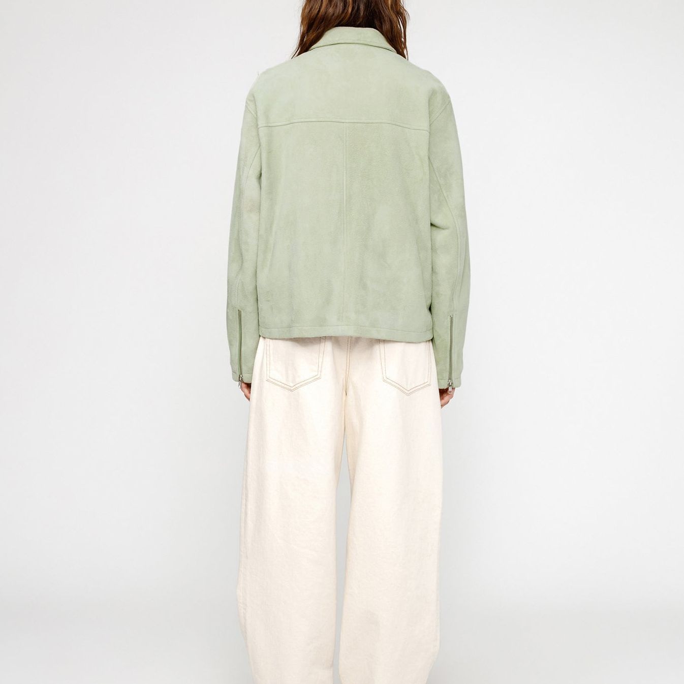 Stüssy Stussy SS24 Bing Suede Jacquard Logo Embroidered Retro Jacket Unisex. 115754 圖 5