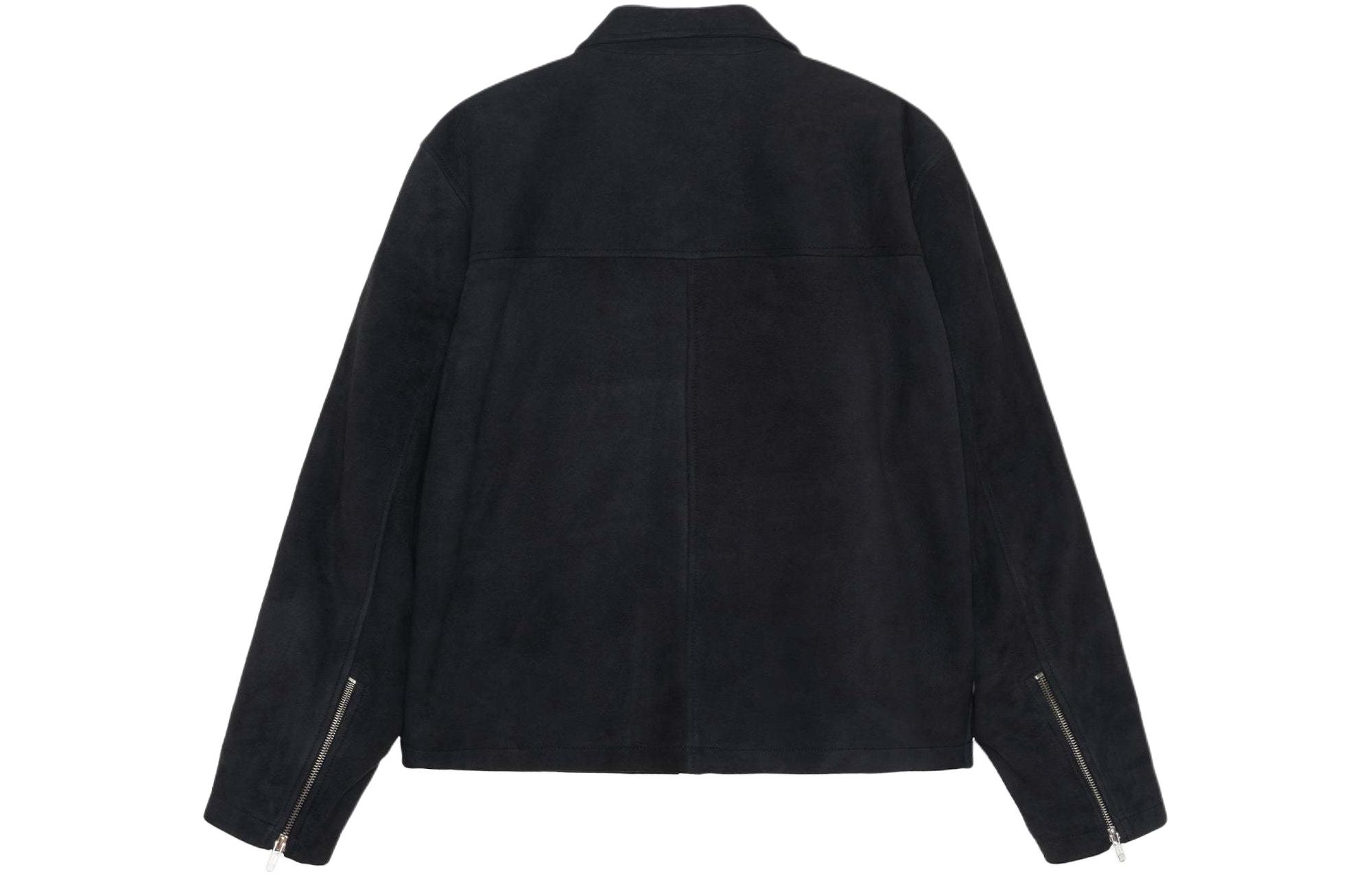 Stüssy Stussy SS24 Bing Suede Jacquard Logo Embroidered Retro Jacket Unisex. 115754 圖 8