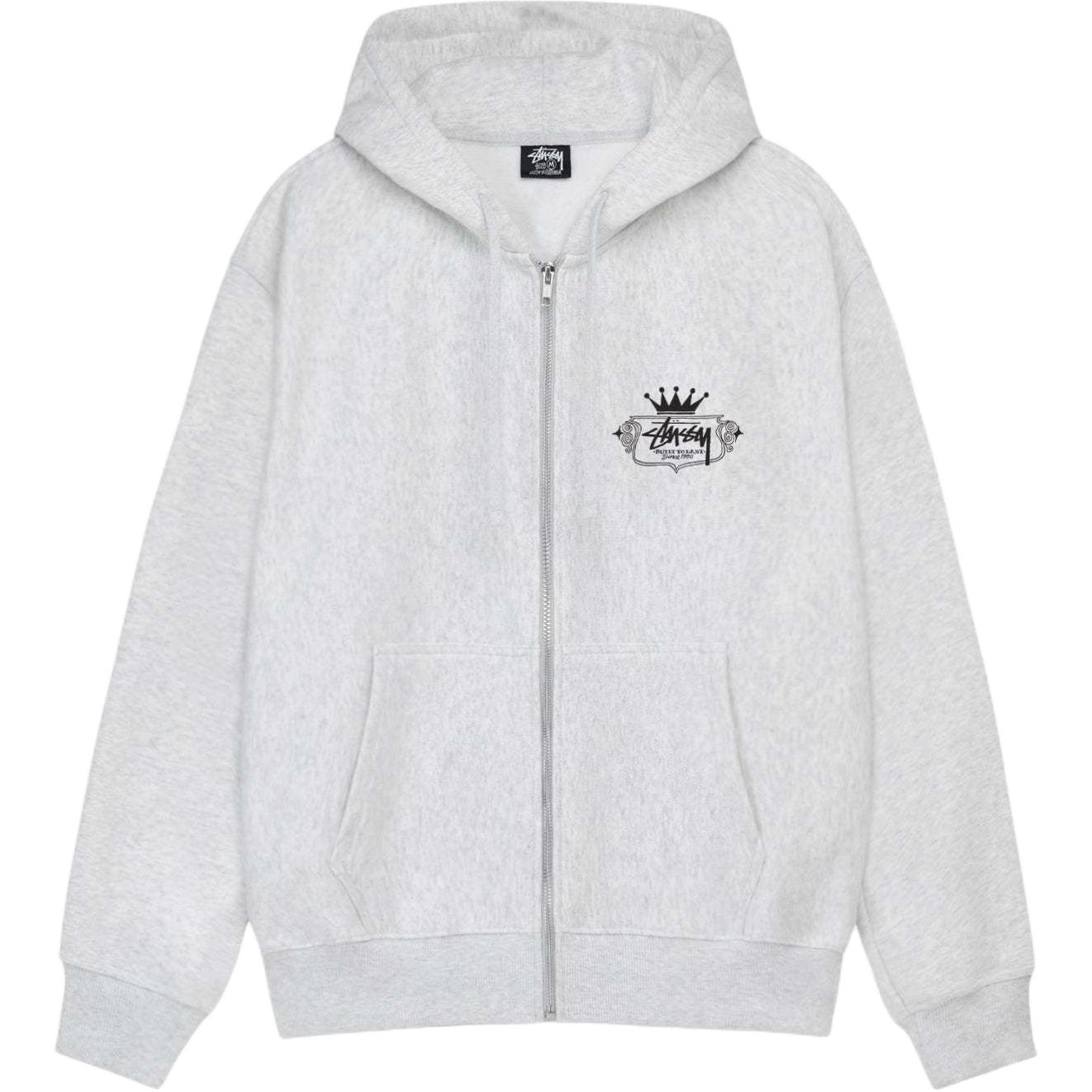 Stüssy Stussy SS24 Built to Last Zip Hoodie Unisex Vintage Style Fleece Sweatshirt. 1975028