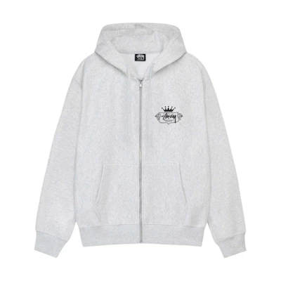 Stüssy Stussy SS24 Built to Last Zip Hoodie Unisex Vintage Style Fleece Sweatshirt. 1975028
