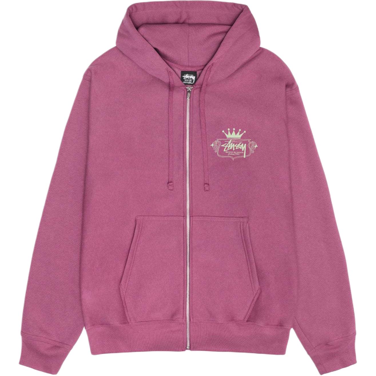 Stüssy Stussy SS24 Built to Last Zip Hoodie Unisex Vintage Style Fleece Sweatshirt. 1975028 圖 2