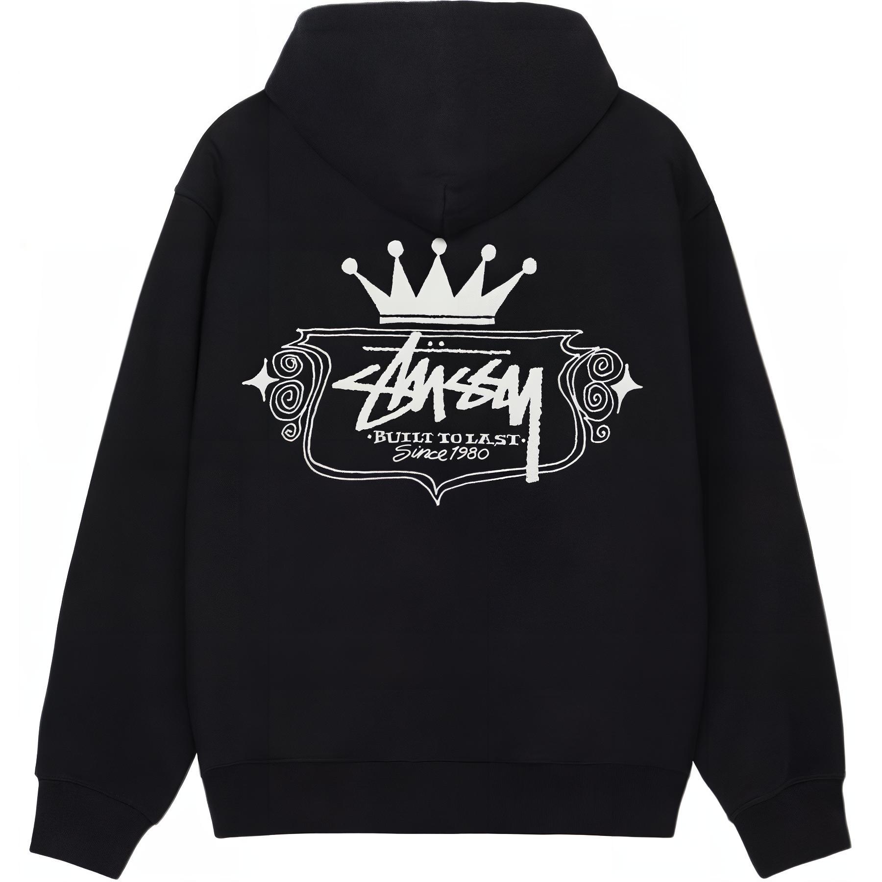 Stüssy Stussy SS24 Built to Last Zip Hoodie Unisex Vintage Style Fleece Sweatshirt. 1975028 圖 7