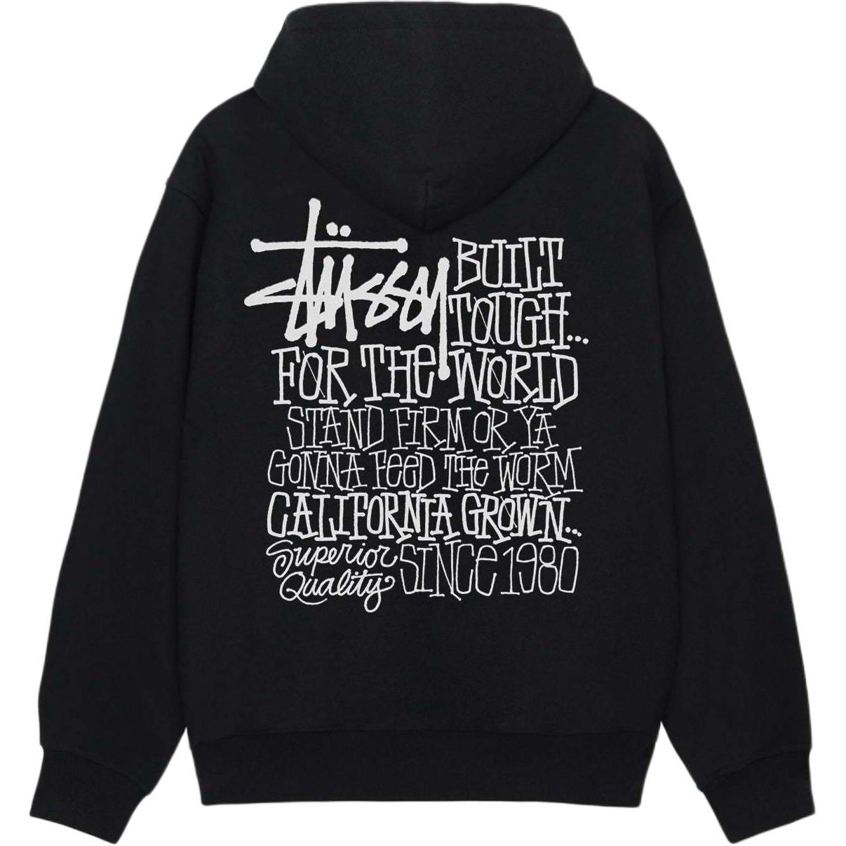 Stüssy Stussy SS24 California Grown Hoodie Pullover Vintage Logo Unisex Sweatshirt. 1925075