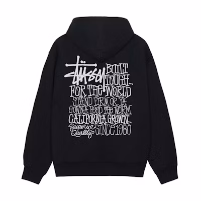 Stüssy Stussy SS24 California Grown Hoodie Pullover Vintage Logo Unisex Sweatshirt. 1925075