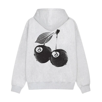 Stüssy Stussy SS24 Cherries Hoodie Unisex Vintage Loose Fit Graphic Pullover. 1925066