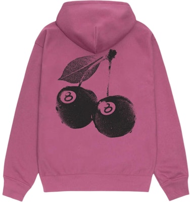 Stüssy SS24 櫻桃連帽衫 男女復古寬鬆版型圖案套頭衛衣 1925066 Details for Stüssy SS24 櫻桃連帽衫 男女復古寬鬆版型圖案套頭衛衣 1925066