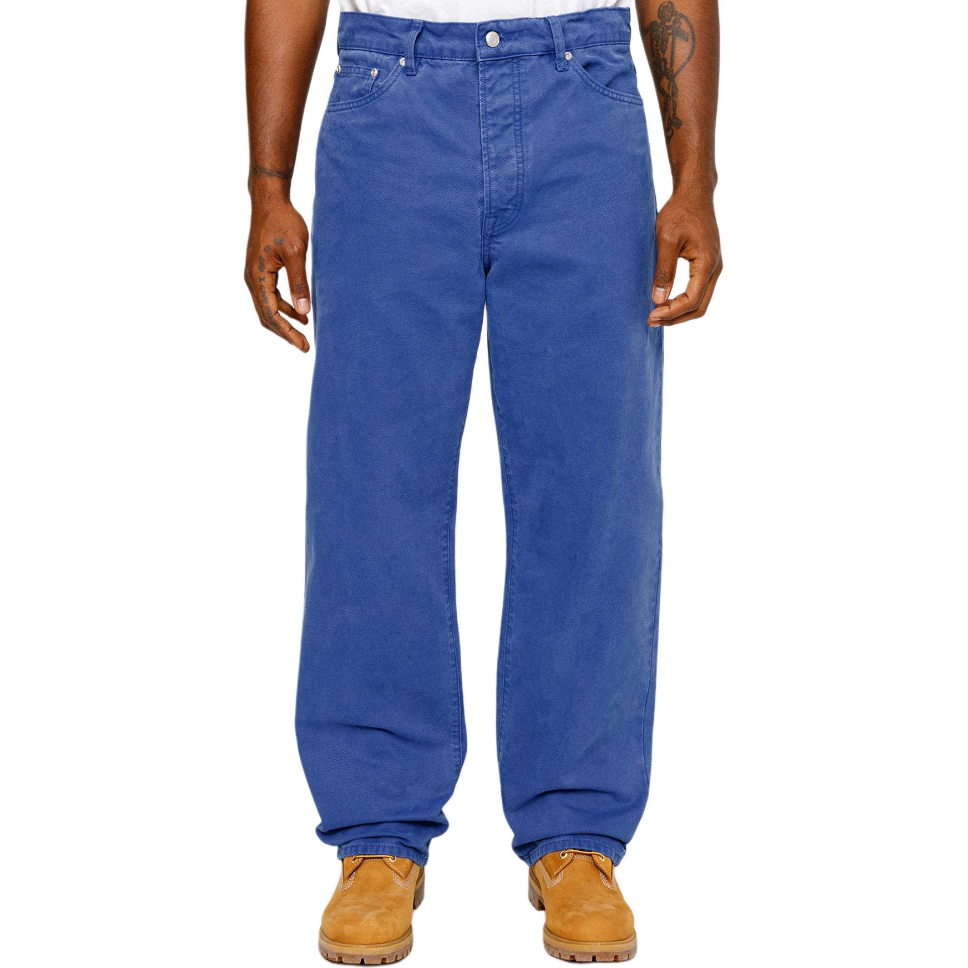 Purchase Stüssy Stussy SS24 Classic Washed Canvas Vintage Straight Jeans Unisex with Logo Patch. 116659