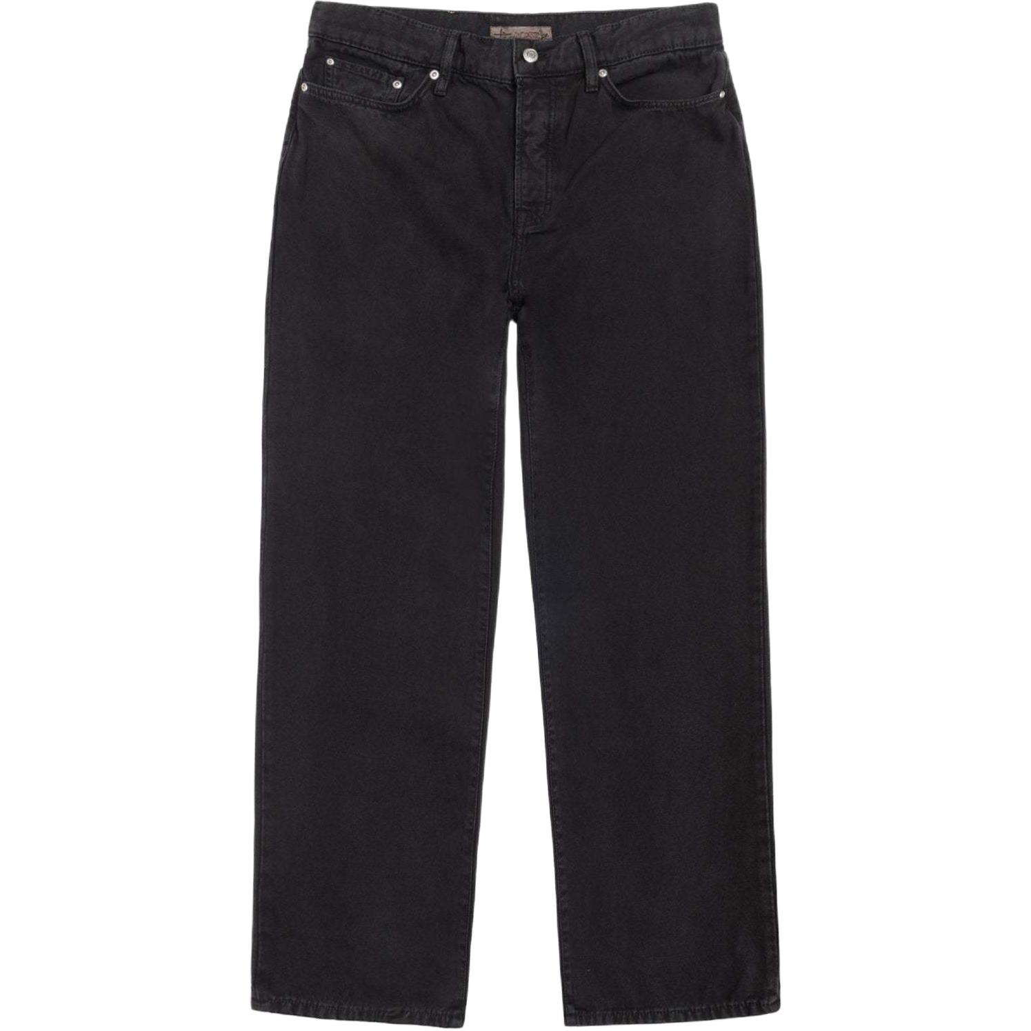 Cheap Stüssy Stussy SS24 Classic Washed Canvas Vintage Straight Jeans Unisex with Logo Patch. 116659