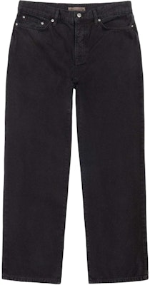 Stüssy Stussy SS24 Classic Washed Canvas Vintage Straight Jeans Unisex with Logo Patch. 116659 Cheap Stüssy Stussy SS24 Classic Washed Canvas Vintage Straight Jeans Unisex with Logo Patch. 116659